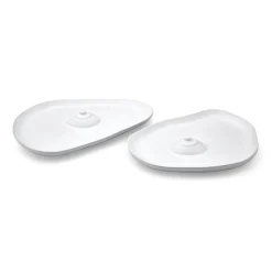 Anissa Kermiche Assiettes Tatas (Blanc Brillant)