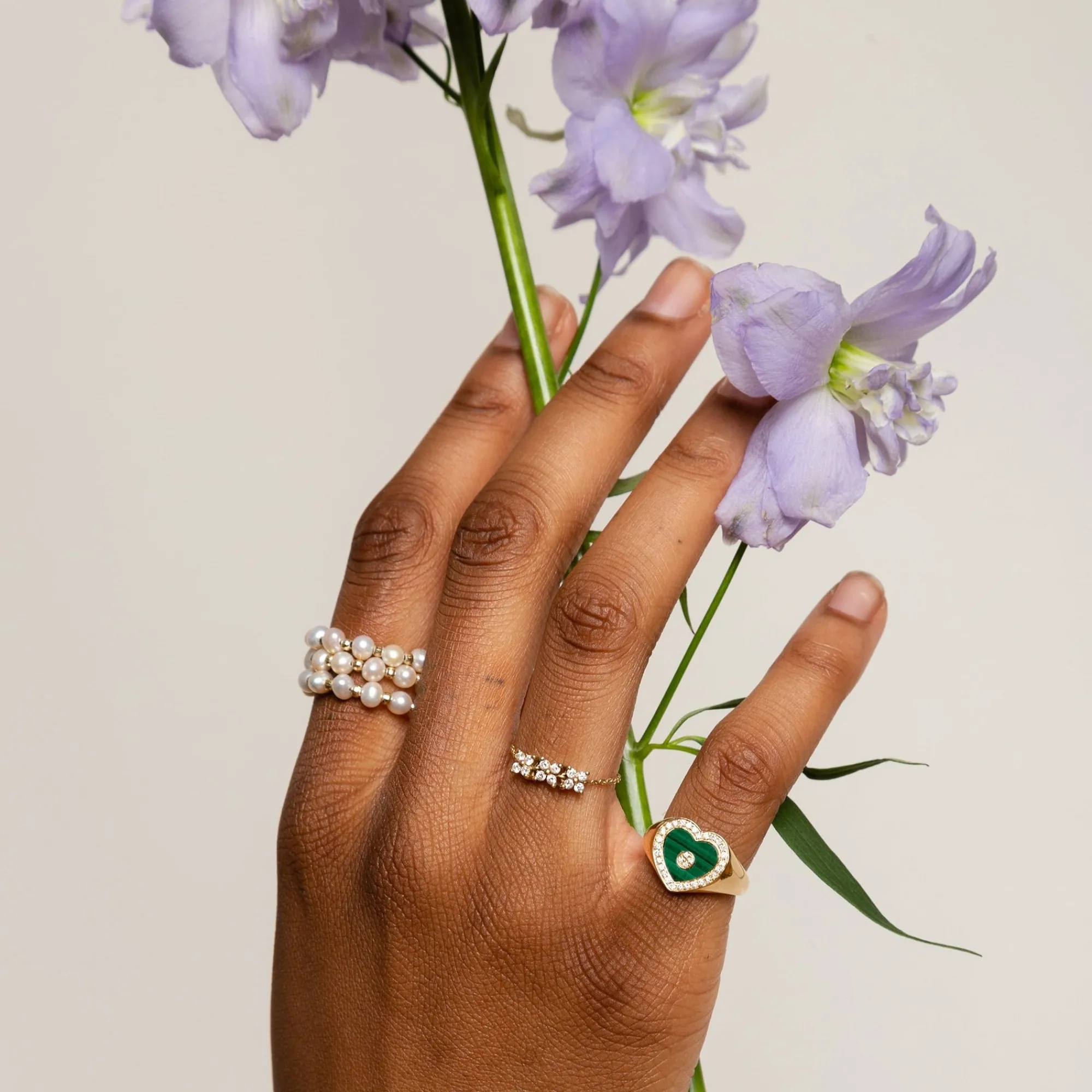 Anissa Kermiche Bague Bronte Dore