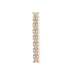 Anissa Kermiche Boucle D'Oreille Infini Bronte Dore