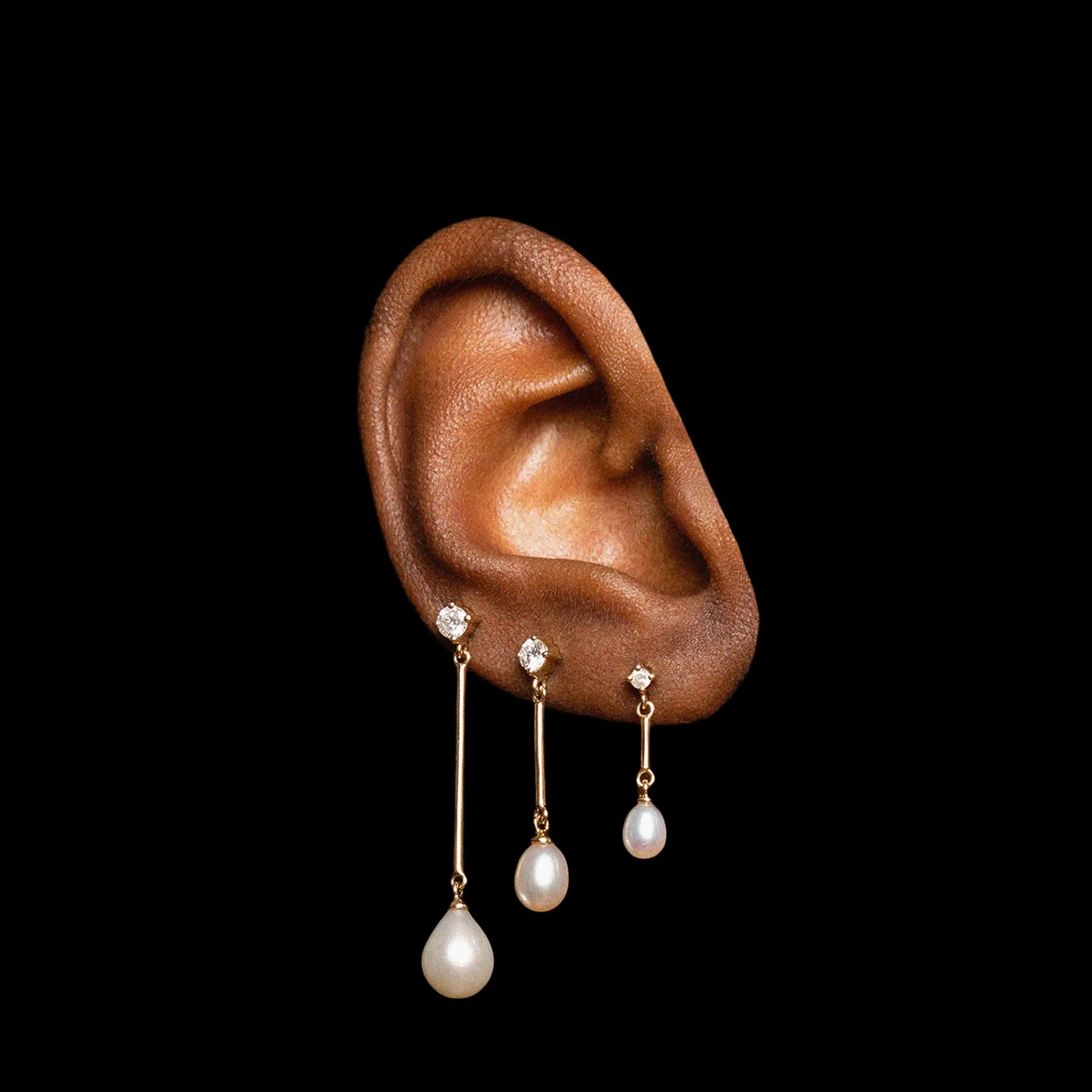 Anissa Kermiche Boucle D'Oreille Perle Princesse