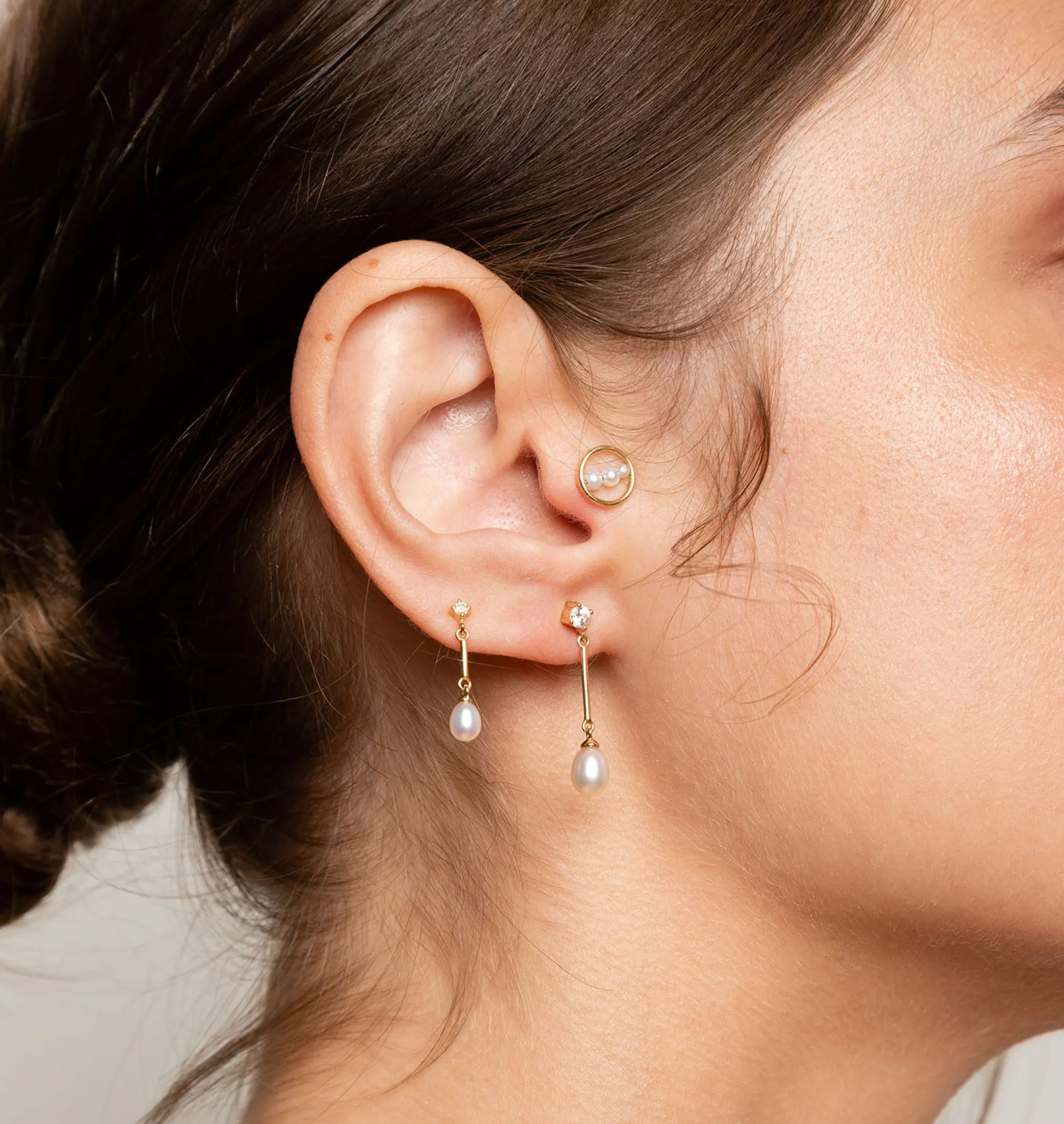 Anissa Kermiche Boucle D'Oreille Perle Princesse