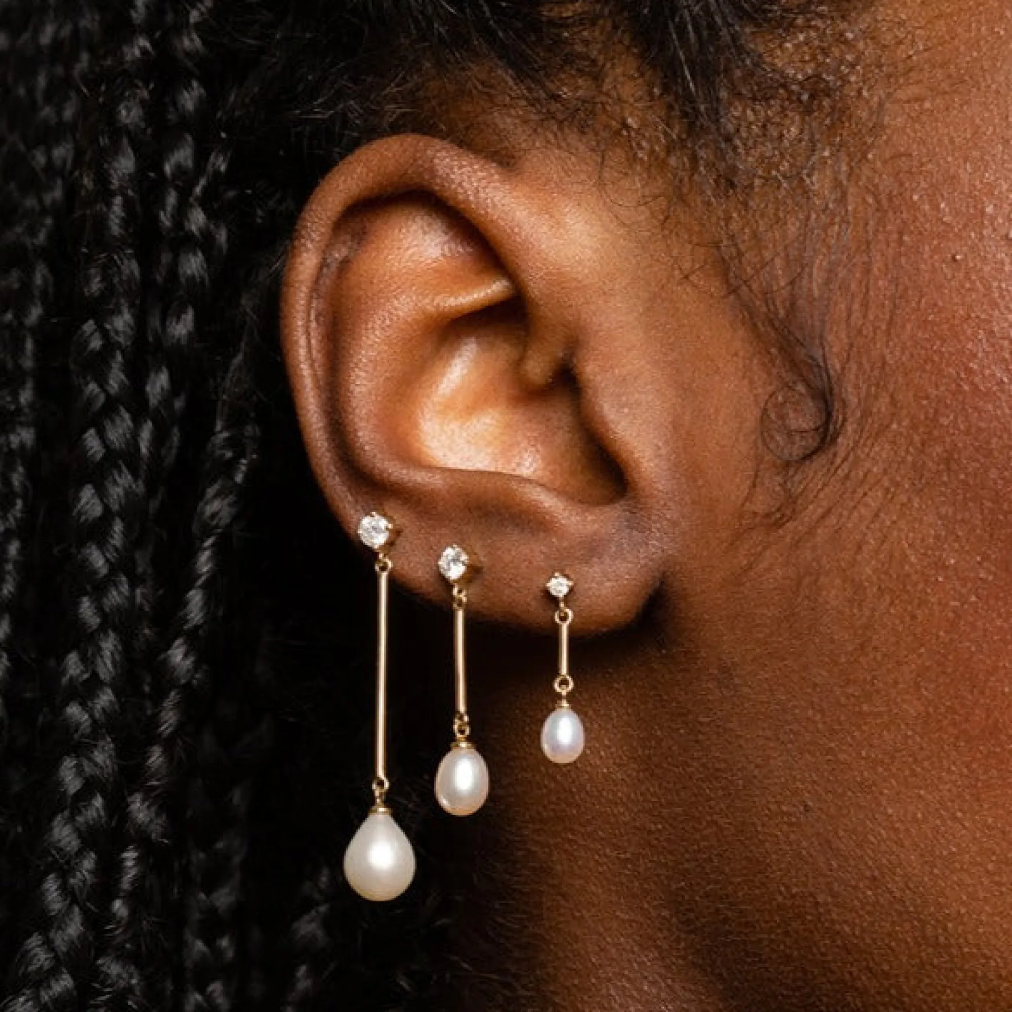 Anissa Kermiche Boucle D'Oreille Perle Princesse