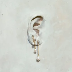 Anissa Kermiche Boucle D'Oreille Perle Princesse