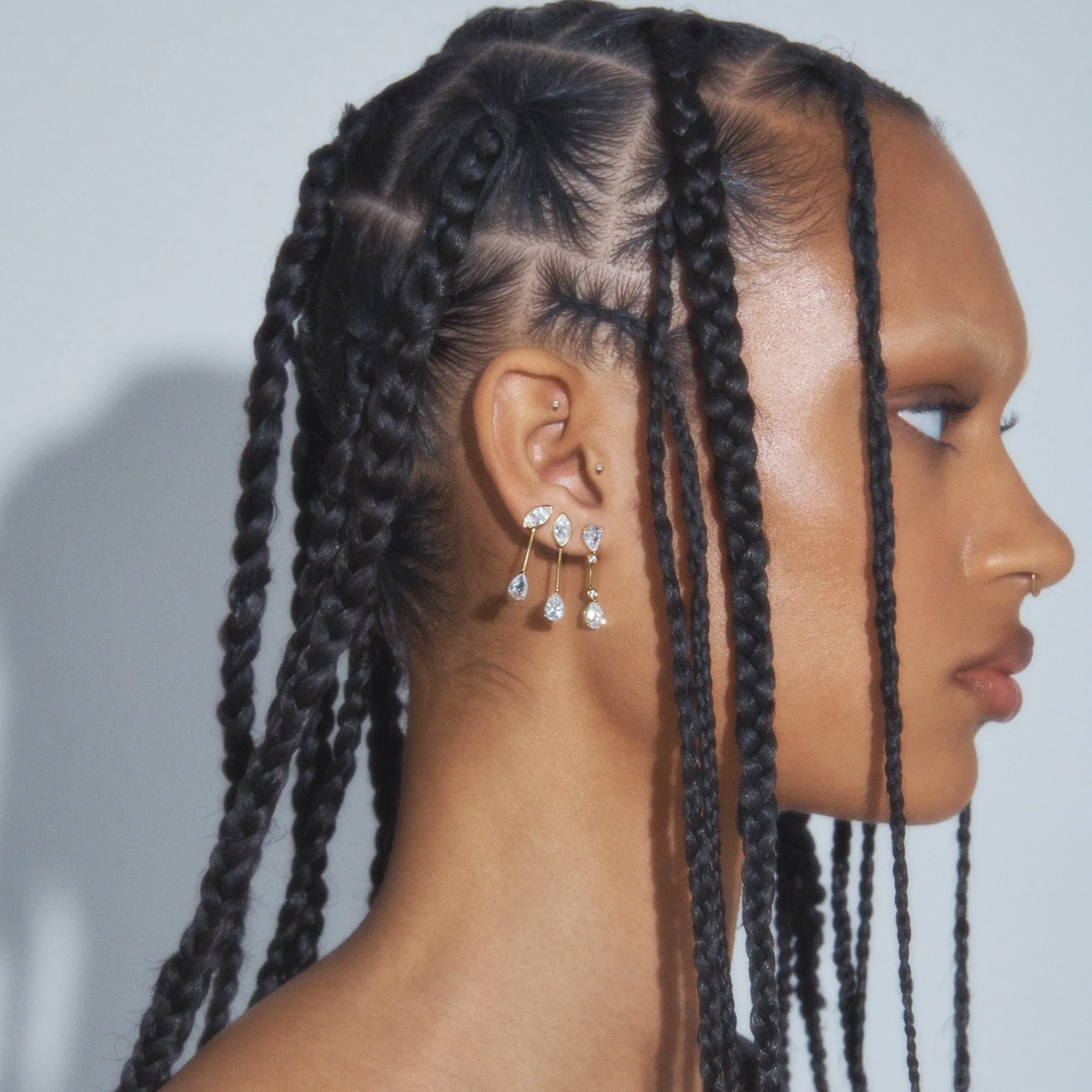 Anissa Kermiche Boucles D'Oreilles A Deux Faces