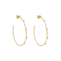 Anissa Kermiche Boucles D'Oreilles Creoles Razzle Dazzle
