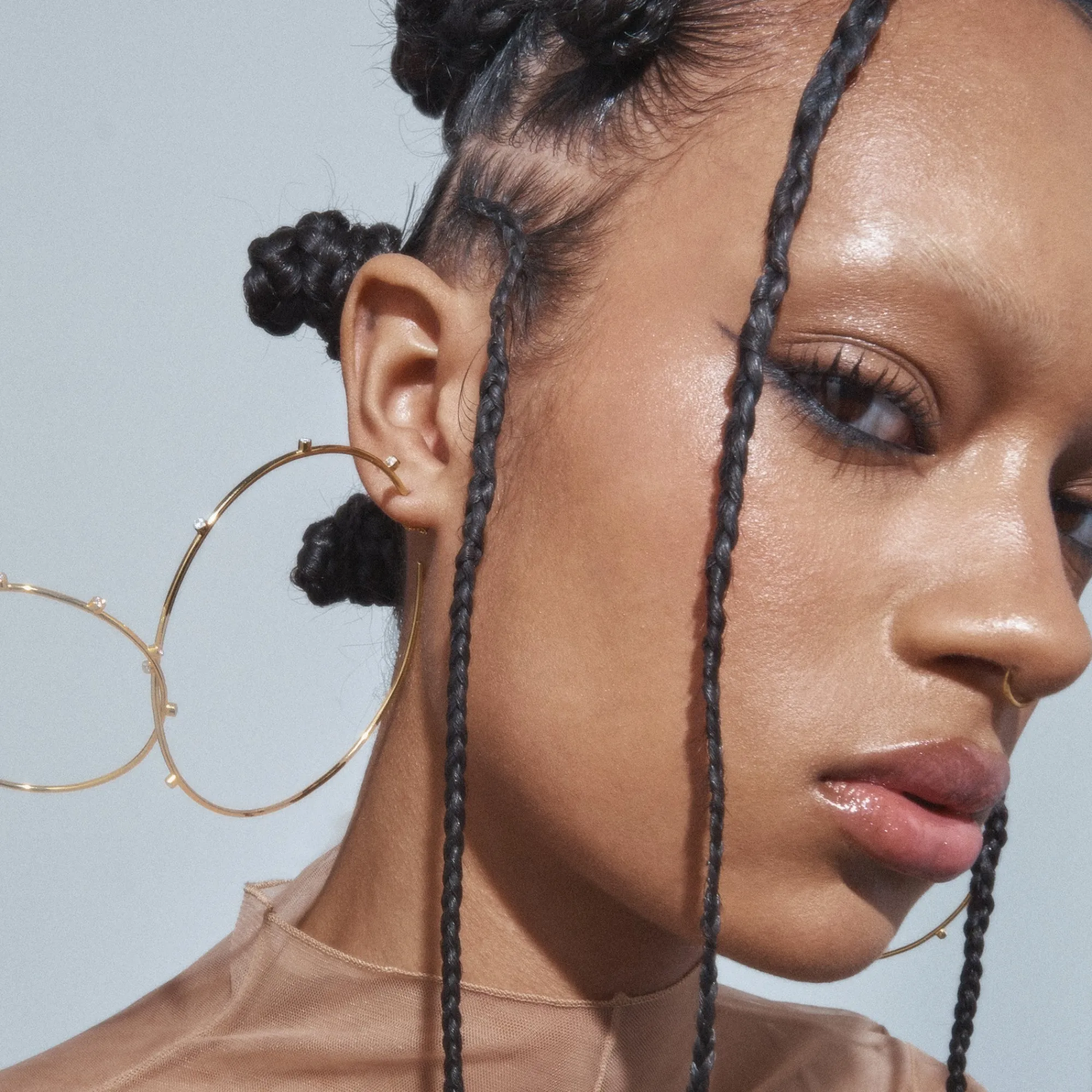 Anissa Kermiche Boucles D'Oreilles Creoles Razzle Dazzle