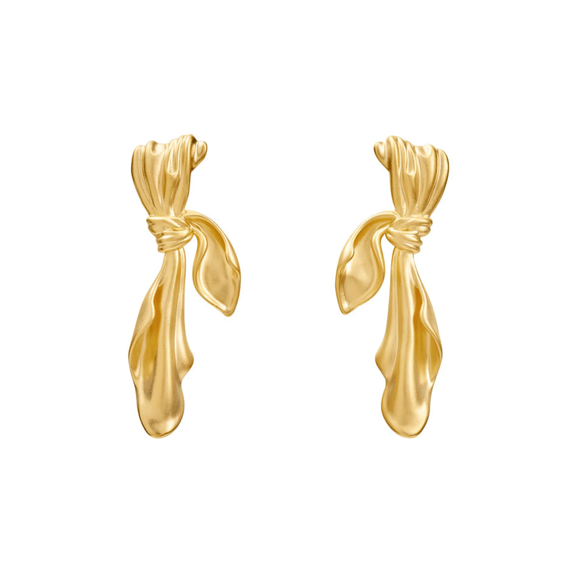 Anissa Kermiche Boucles D'Oreilles En Tissu Dore (Or)
