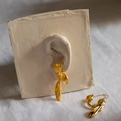 Anissa Kermiche Boucles D'Oreilles En Tissu Dore (Or)
