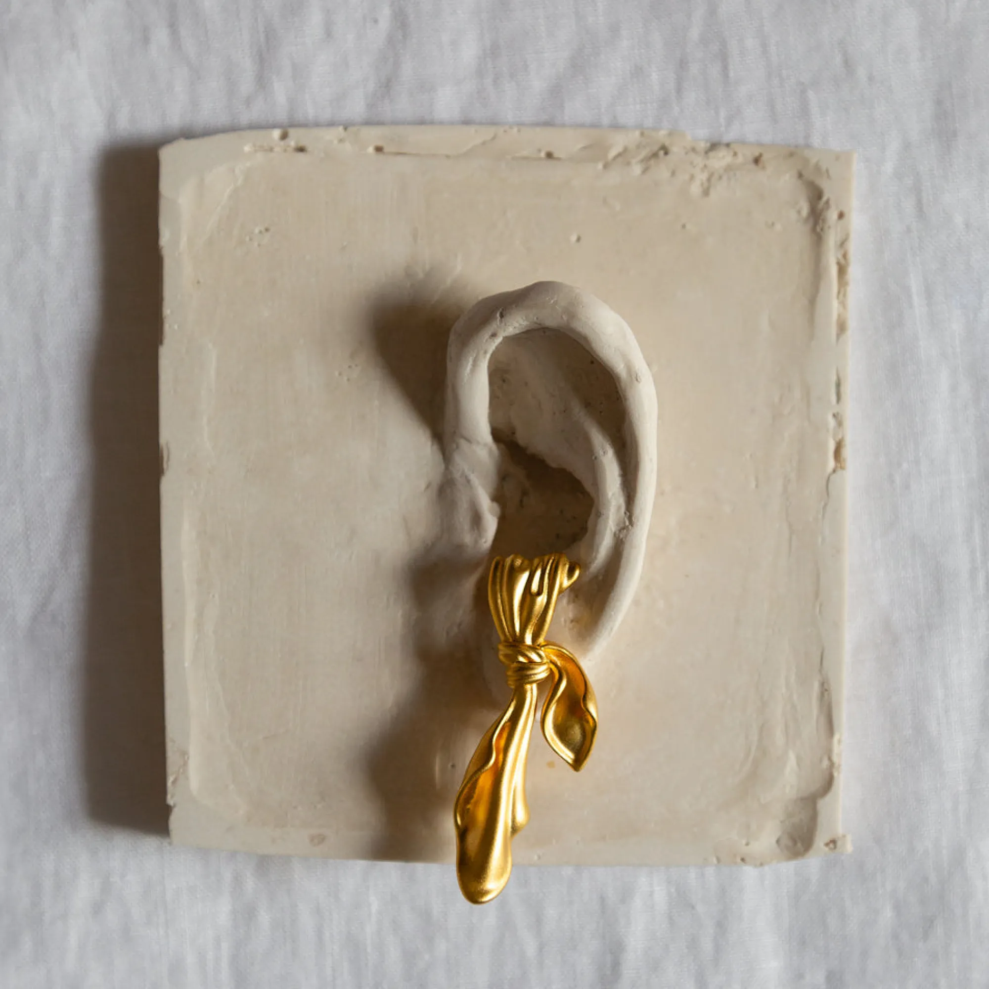 Anissa Kermiche Boucles D'Oreilles En Tissu Dore (Or)