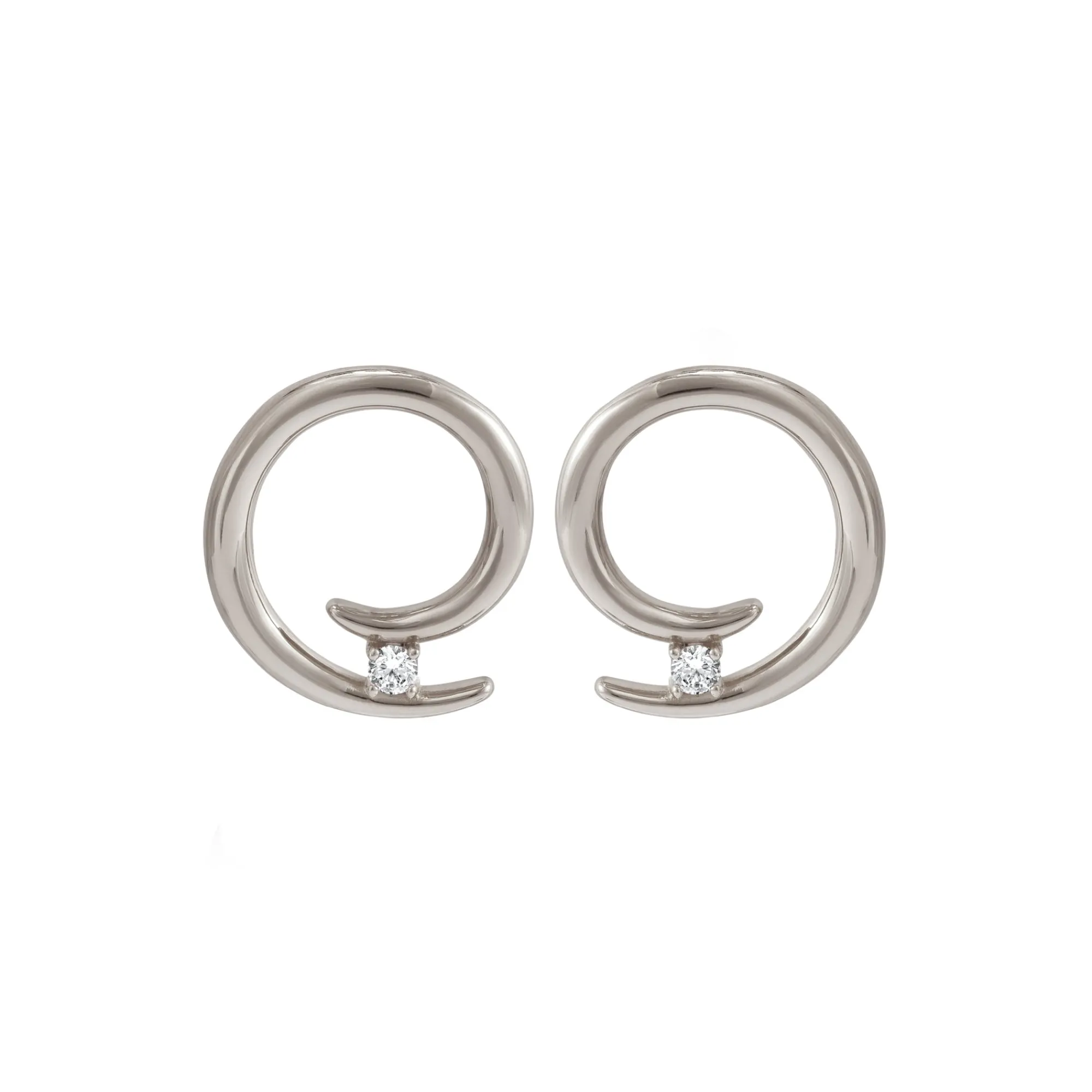 Anissa Kermiche Boucles D'Oreilles Grand Charmeur (Argent)