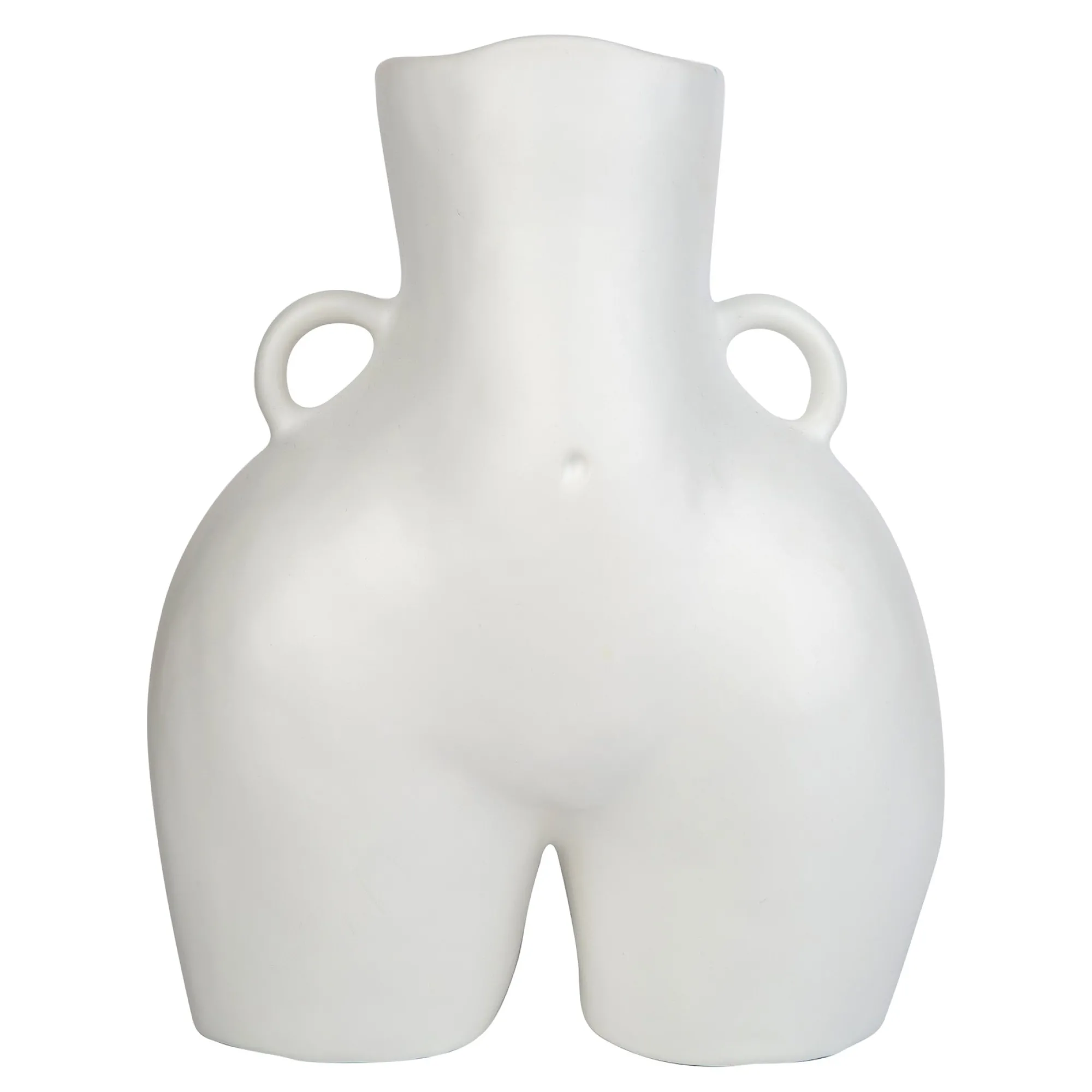 Anissa Kermiche Vase Avec Poignees D'Amour (Blanc)