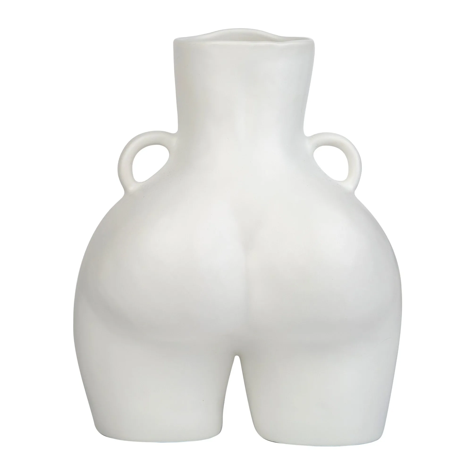 Anissa Kermiche Vase Avec Poignees D'Amour (Blanc)