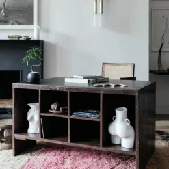 Anissa Kermiche Vase Avec Poignees D'Amour (Blanc)