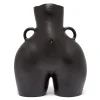Anissa Kermiche Vase Avec Poignees D'Amour (Noir)