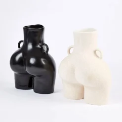 Anissa Kermiche Vase Poignees D'Amour (Beige Mouchete)